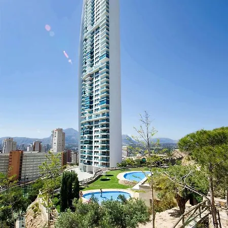 De Lujo Con Terraza Privada Y Vistas Al Mar En Torre Lúgano Benidorm