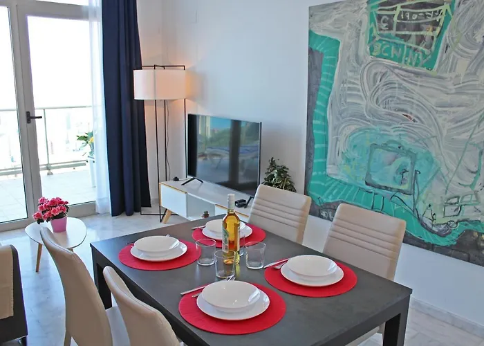 De Lujo Con Terraza Privada Y Vistas Al Mar En Torre Lúgano Benidorm
