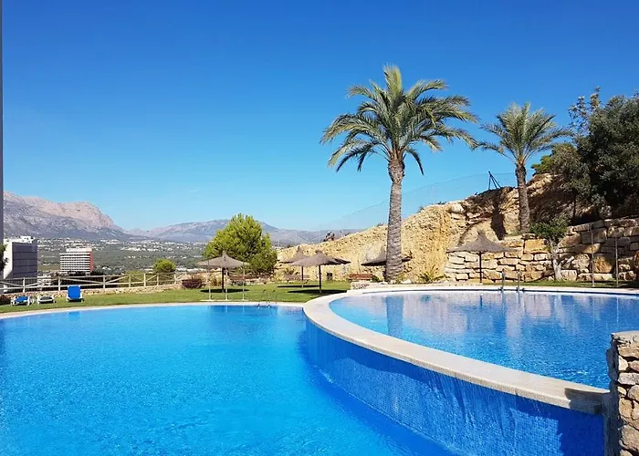 Apartamento De Lujo Con Terraza Privada Y Vistas Al Mar En Torre Lúgano Benidorm