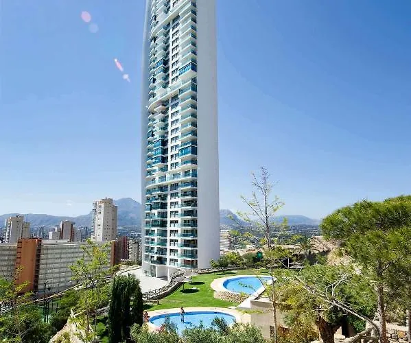 De Lujo Con Terraza Privada Y Vistas Al Mar En Torre Lúgano Benidorm
